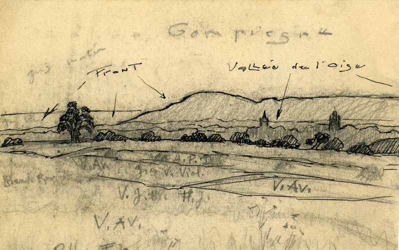 Le front à Compiègne