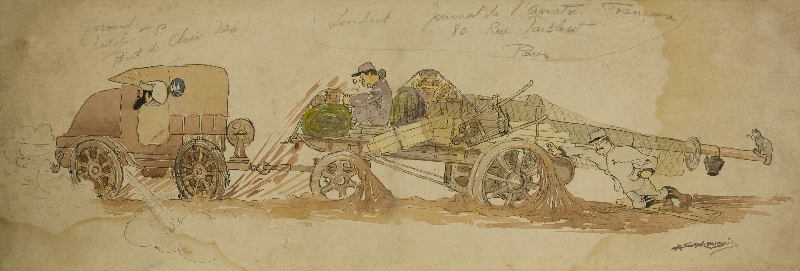 Le canon embourbé
