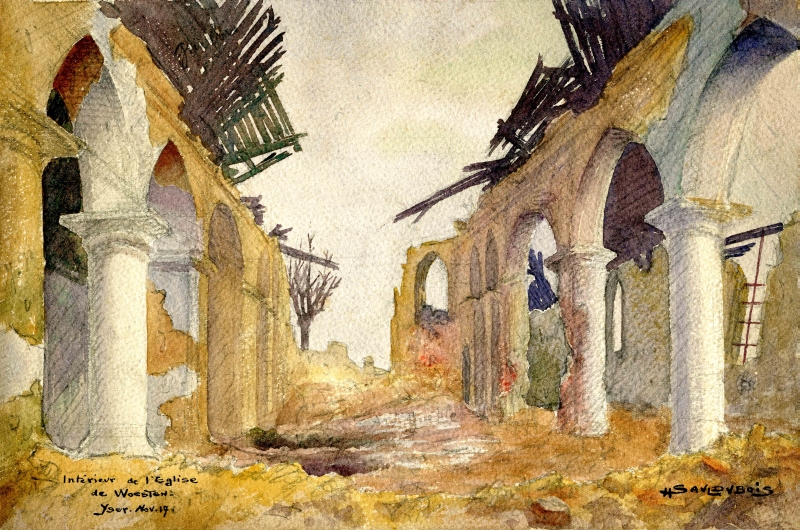 eglise Woesten Belgique